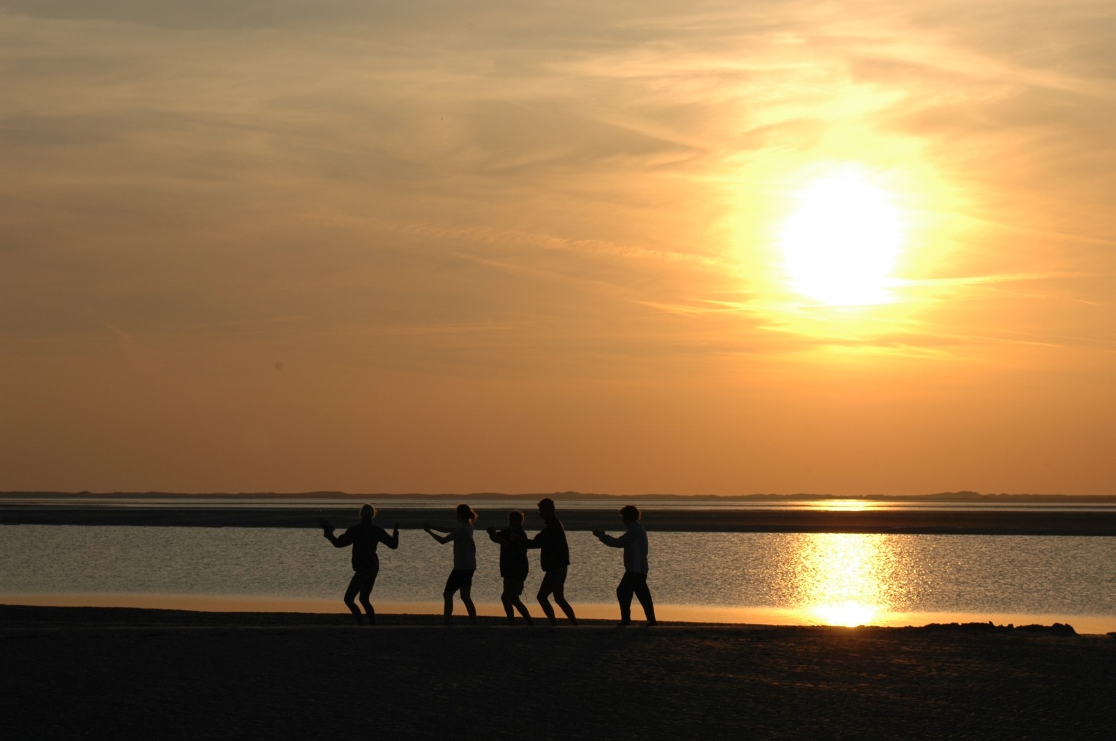 Weer een ander doet aan tai chi en geeft op het wad een beginnerscursus.